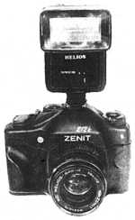 Camera with a flashgun