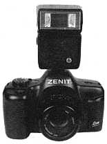 Camera with flash